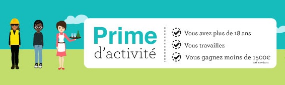Bannière prime d'activité