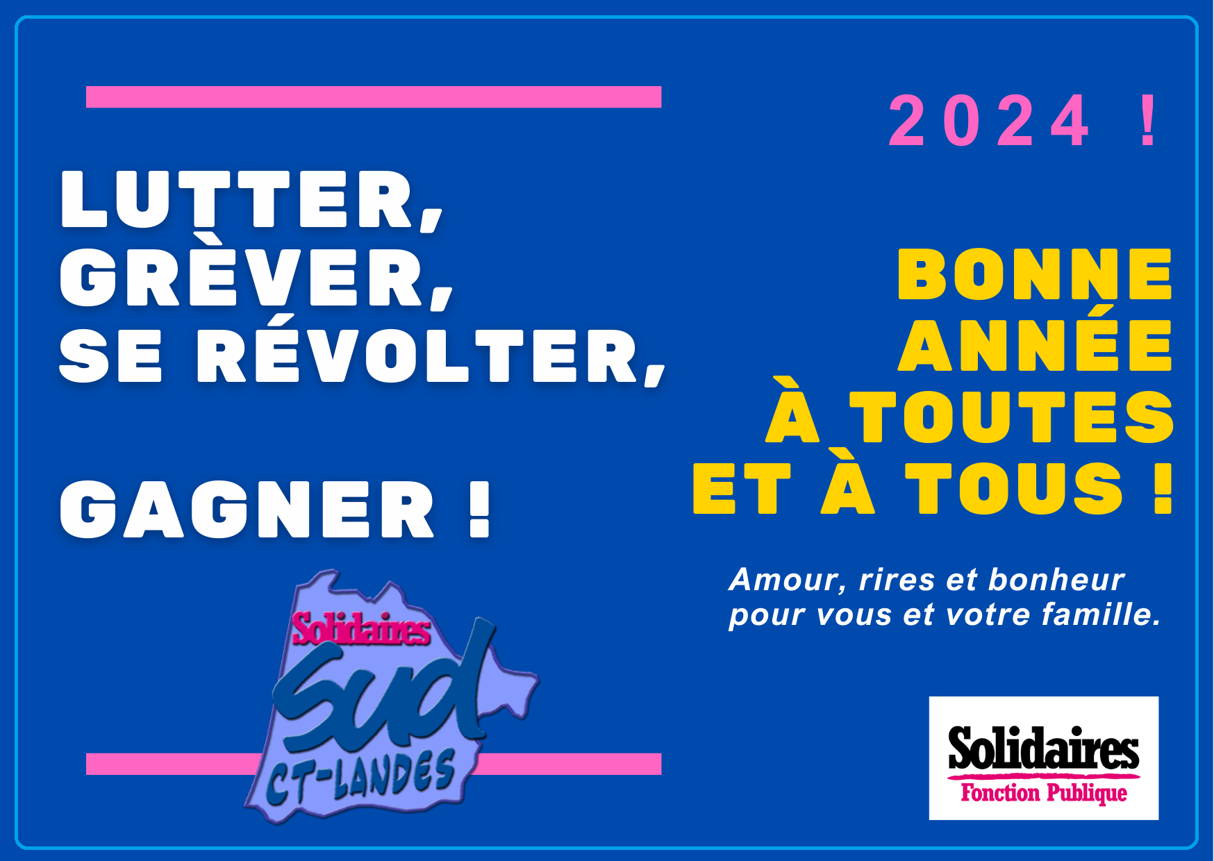 Vœux syndicat Sud CT des Landes